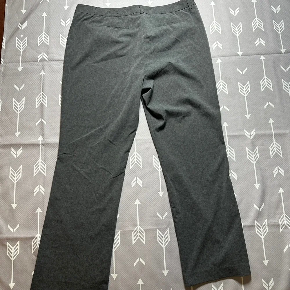 Lands End Classic Clothing Gray Trouser Leg Dress Career Pants Womens Size 18 - Picture 7 of 7